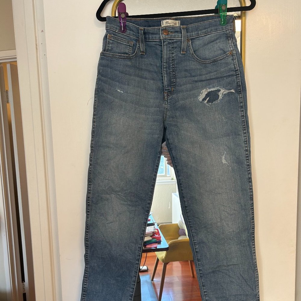 Madewell Distressed Skinny Jean - Size 27